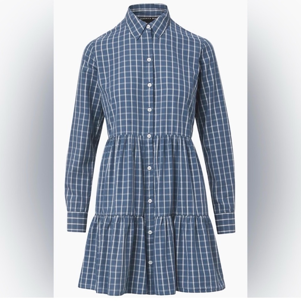 Veronica Beard Jemila Cotton Shirt Dress XXXL